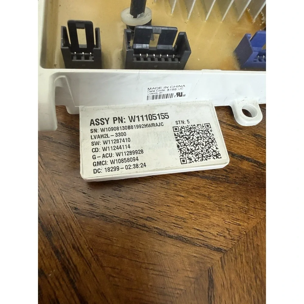 Maytag Washer Control Board  Part # W11105155‎